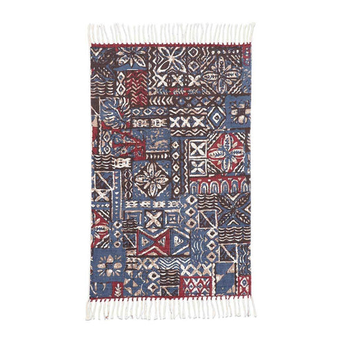 Fantasia Indigo Dhurrie